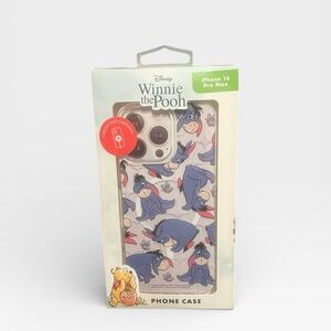 NEW Disney Glitter Winnie the Pooh EEYORE iPhone 16 Pro max NIB Unopened